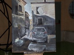 Concurso de Pintura al aire Libre en Mula 2009